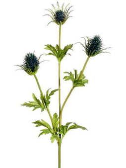 Artificial Thistle In Blue (Bundle Of 2)