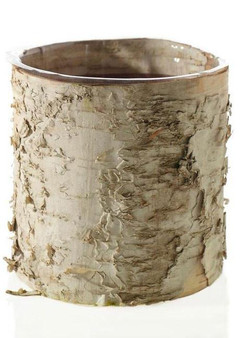 Birch Cylinder Vase Rustic Wedding Decorations