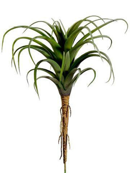 Artificial Tillandsia Plant In Dark Green - 8.5" Tall