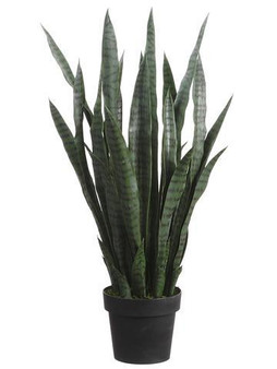 Artificial Outdoor Plants Snake Plant In Pot - 35" Tall