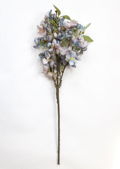 Blue Purple Artificial Spring Apple Blossom Branch