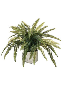 Artificial Potted Fern- 14" Tall