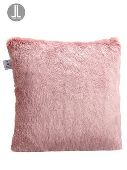 18"W X 18"L Fur Pillow Pink Mauve (Bundle Of 6) XAK553-PK/MV