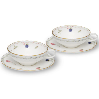 Shallow Cup And Saucer Set of 2 (4613-P58043)