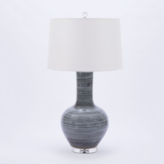 Iron Gray Globular Vase Medium Lamp (L1477M-IG)