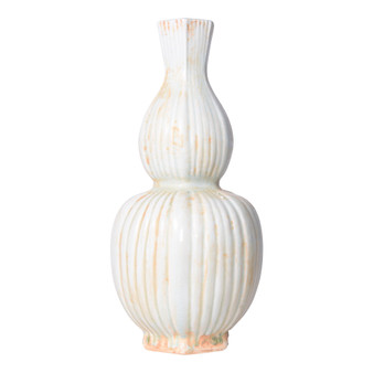 Celadon Fluted Hexagonal Gourd Vase (1632-CL)