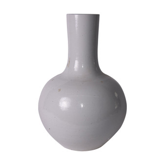 Busan White Globular Vase Small (1527S)
