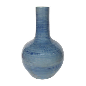 Lake Blue Globular Vase Small (1477S-LB)