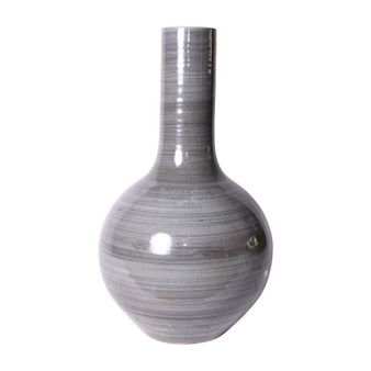 Iron Gray Globular Vase Medium (1477M-IG)