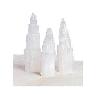 Selenite Single Tower Lamp Large (2603-L)