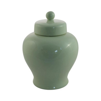 Beige Glazed Gigi Lidded Porcelain Jar Tall (1443T-BG)