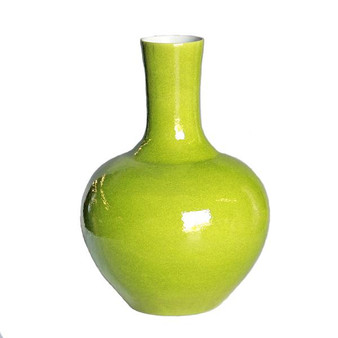 Lime Green Globular Vase (1802)