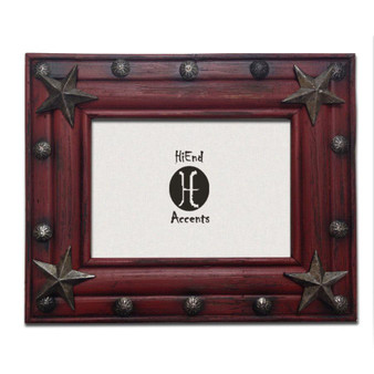 Painted Wood With Stars Frame (WD1011)
