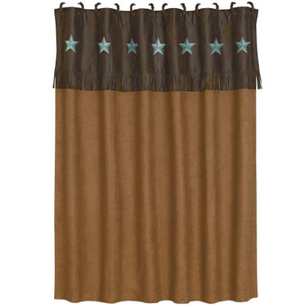 Laredo Shower Curtain - Turquoise (WS2018SC-OS-TQ)