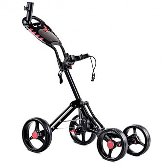 4 Wheels Folding Golf Pull Push Cart Trolley (SP37206)