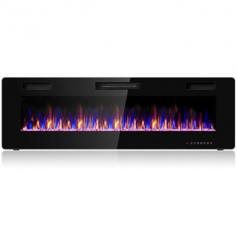 60" Recessed Ultra Thin Wall Electric Fireplace (EP24706)