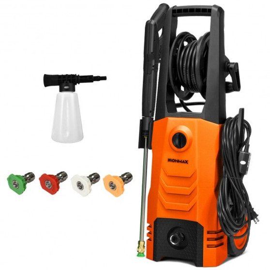 3500Psi Electric Pressure Washer With Wheels-Orange (ET1411US-OR)