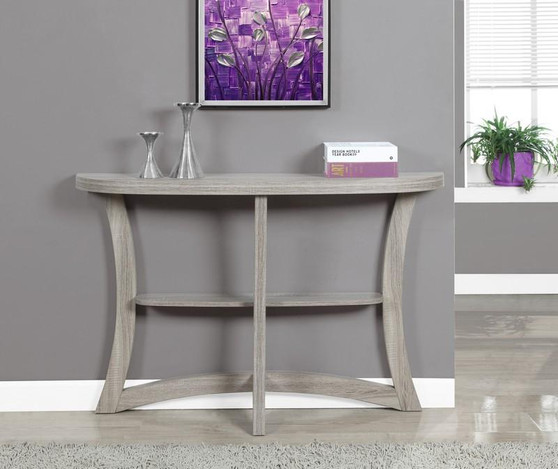 Accent Table - 47"L - Dark Taupe Hall Console (I 2416)