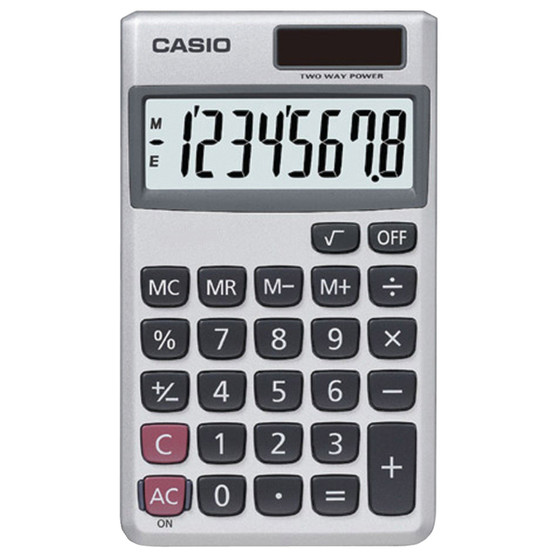 Wallet Solar Calculator With 8-Digit Display (CIOSL300VE)