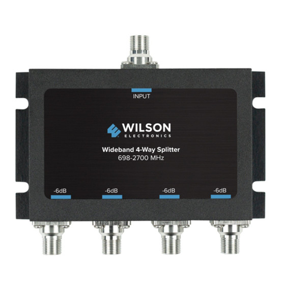 Wideband 4-Way Splitter With F-Female Connector WSN850036 By Petra (WSN850036)