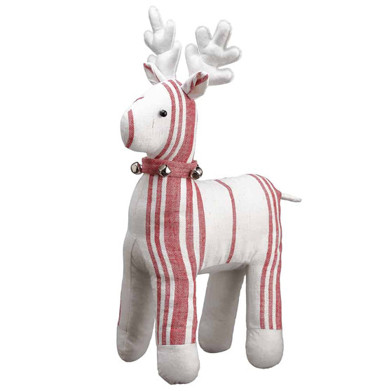 20" Reindeer With Bells Red Beige (Pack Of 4) XAK097-RE/BE