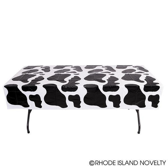 (PSCOWTA) 54" X 72" Cow Spots Table Cloth