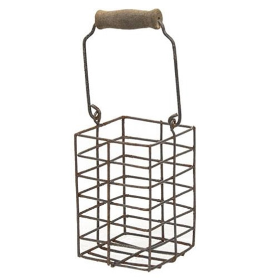 Mini Wire Tall Basket With Handle