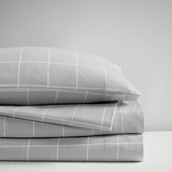 Oversized Flannel Cotton 4 Piece Sheet Set Cal King BR20-1855