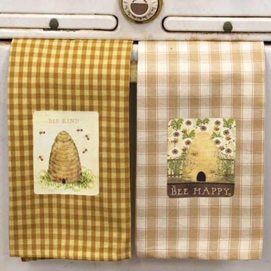 *Bee Kind Dish Towel GRJ851C By CWI Gifts