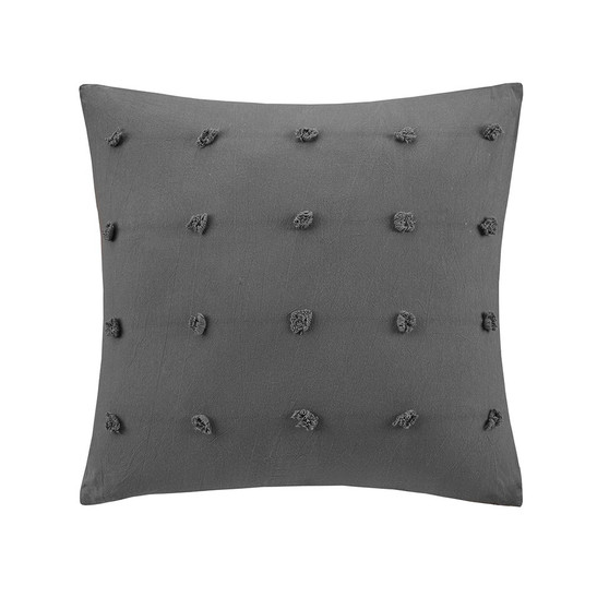 Brooklyn Cotton Jacquard Pom Pom Square Pillow UH30-2377