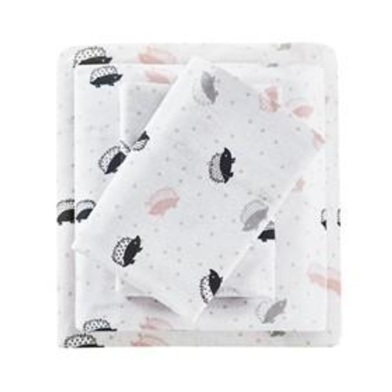 Intelligent Design Cozy Soft 100% Cotton Flannel Pigment Printed Sheet Set ID20-1749