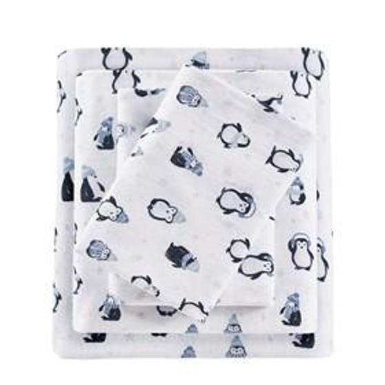 Intelligent Design Cozy Soft 100% Cotton Flannel Pigment Printed Sheet Set ID20-1757