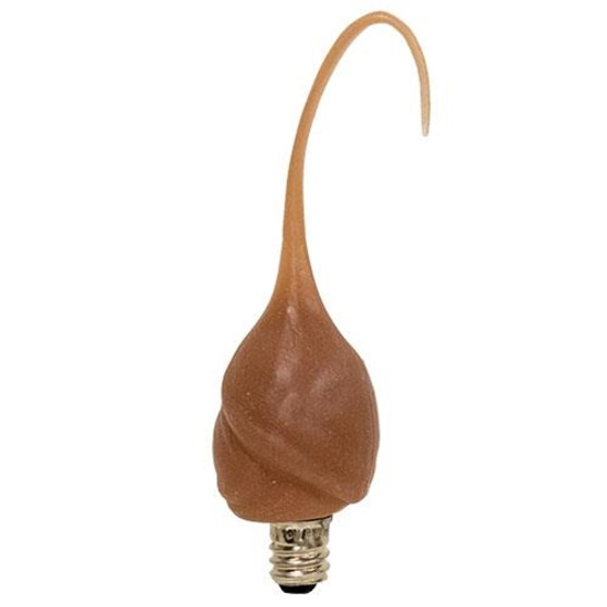 CWI Cinnamon Silicone Flame Cover With Replaceable Bulb "G0102244"