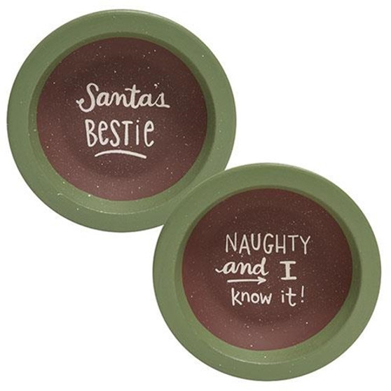 CWI Santa'S Bestie Dish Cup (Pack Of 2) "G35438"