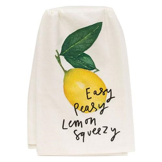 CWI Easy Peasy Lemon Squeezy Dish Towel "G54054"
