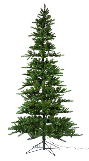 Slim Green Tree 9'H Pvc (700 Lights Ul) 72799DS