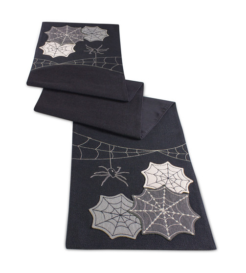Spider And Web Runner 13"W X 72"L Polyester 77588DS