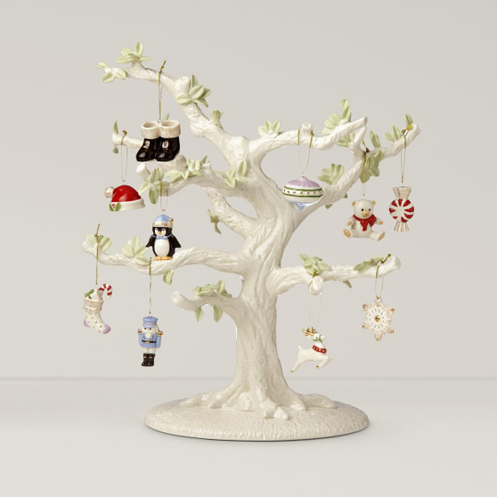 Christmas Memories 10-Piece Ornament Set & Tree (868996)