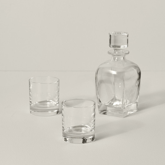 Tuscany Classics 3-Piece Whiskey Decanter & Glass Set (885518)