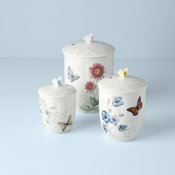 Butterfly Meadow Dinnerware Canister - Set Of 3 (813478)