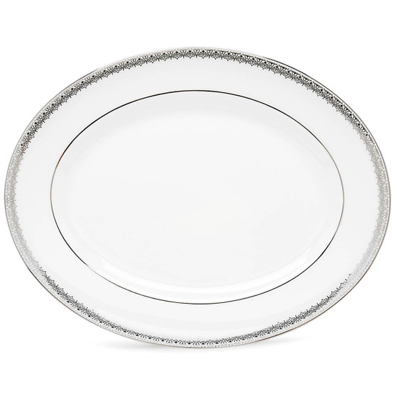Lace Couture 13" Oval Serving Platter (887842)