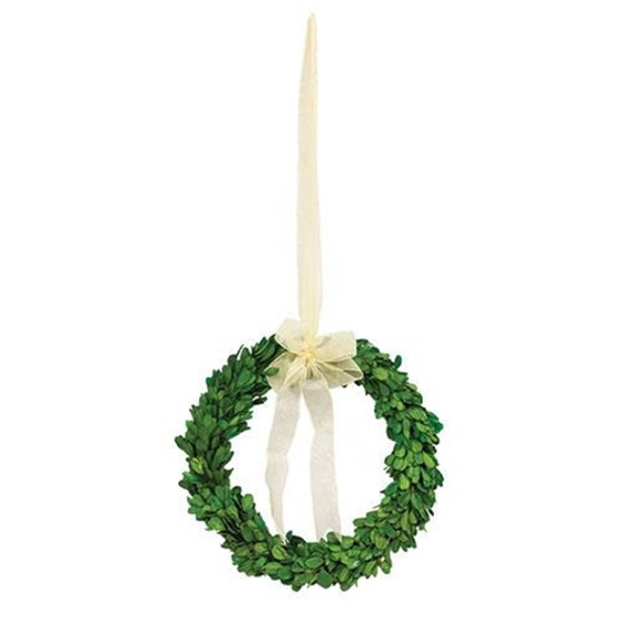 *Preserved Boxwood Wreath 10" FISB79927 By CWI Gifts