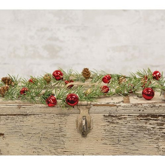 Cantata Pine & Bell Garland FXBR6359 By CWI Gifts