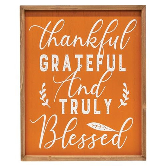 Thankful Grateful And Truly Blessed Frame G91048