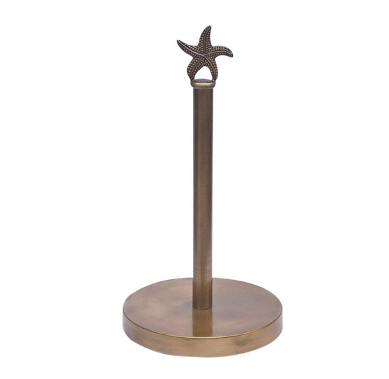 Antique Brass Starfish Paper Towel Holder 16" SFPTH-6003-AN