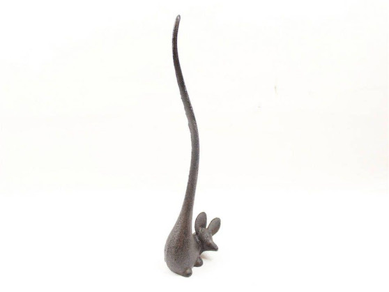 Cast Iron Mouse Extra Toilet Paper Stand 12" K-1968-Cast-Iron-Toilet