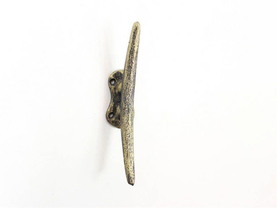 Rustic Gold Cast Iron Cleat Wall Hook 6" K-1461A-Gold