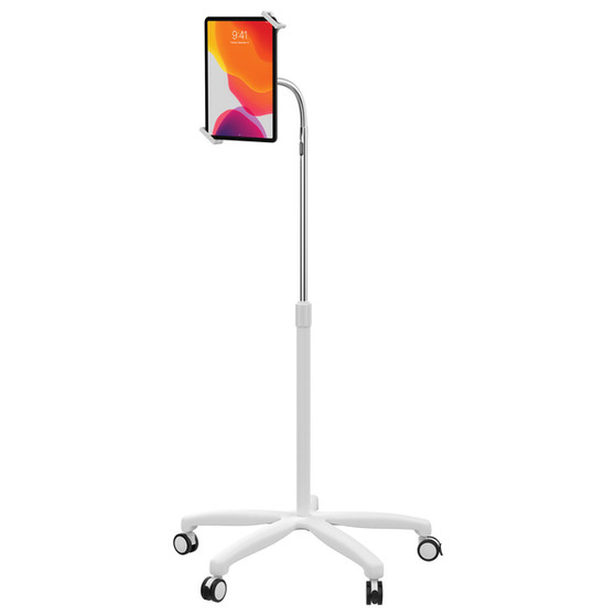 Medical Mobile Tablet Floor Stand - White (CTAPADSHFSW)