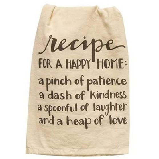Recipe For A Happy Home Dish Towel GP36777