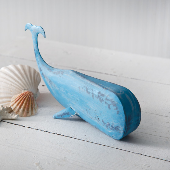 Decorative Metal Whale 460363